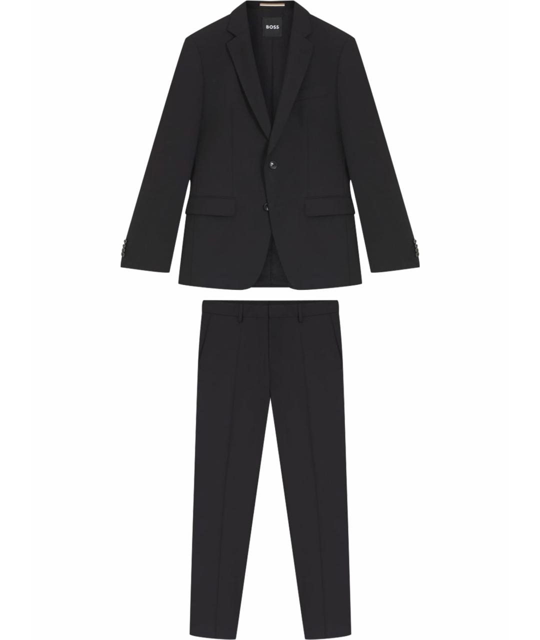 HUGO BOSS Черный классический костюм, фото 1
