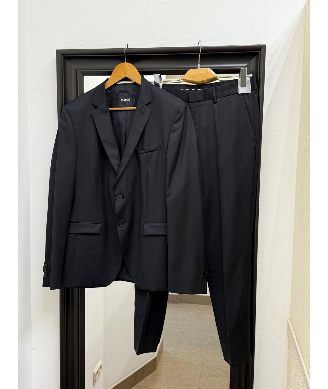 HUGO BOSS Черный классический костюм, фото 4