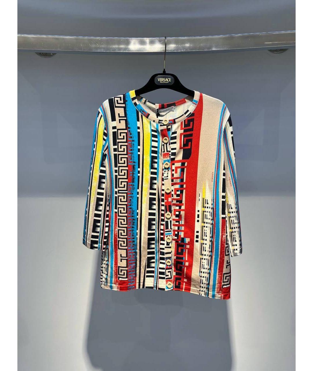 VERSACE Мульти кардиган, фото 3