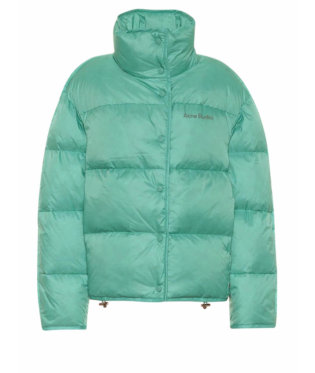 ACNE STUDIOS Бирюзовый пуховик, фото 1