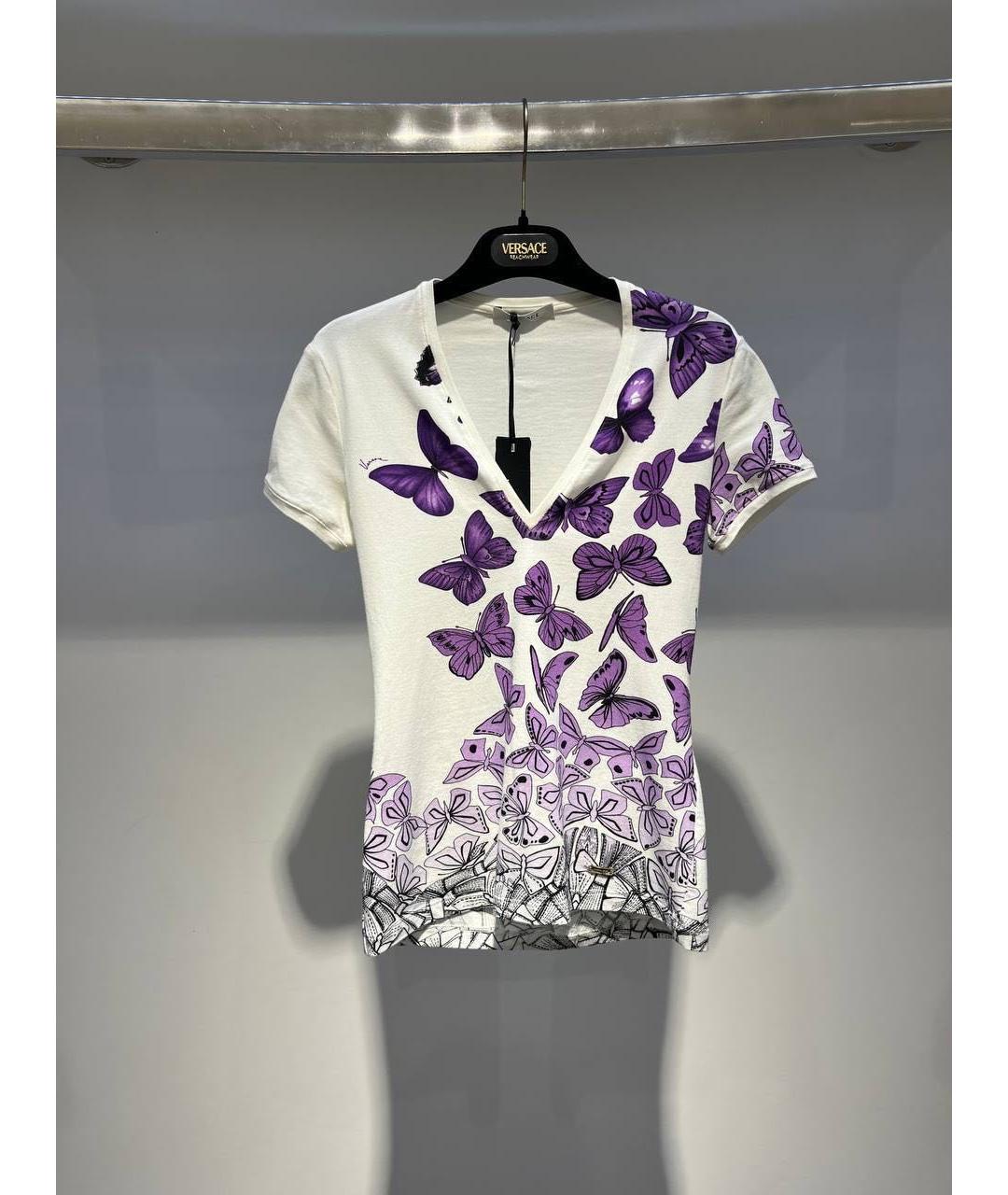 VERSACE Белая футболка, фото 3