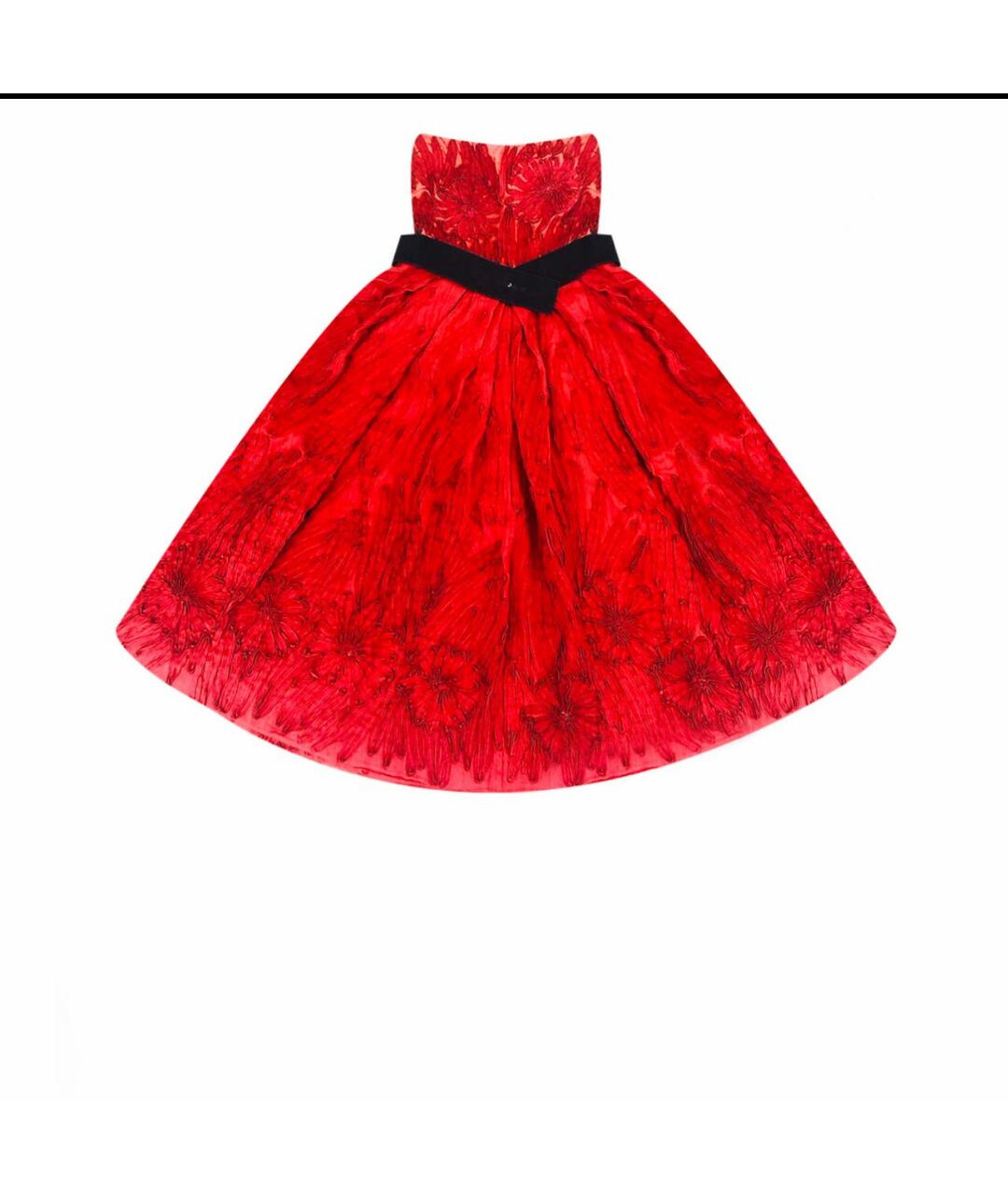 DONNA KARAN Красное шелковое вечернее платье, фото 9