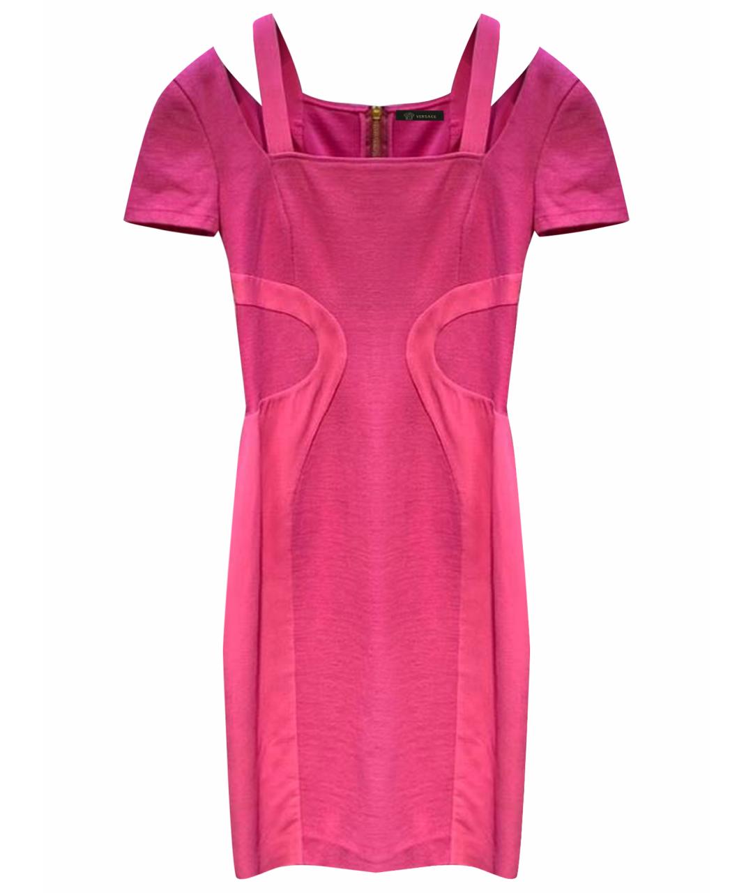 VERSACE Розовое повседневное платье, фото 1