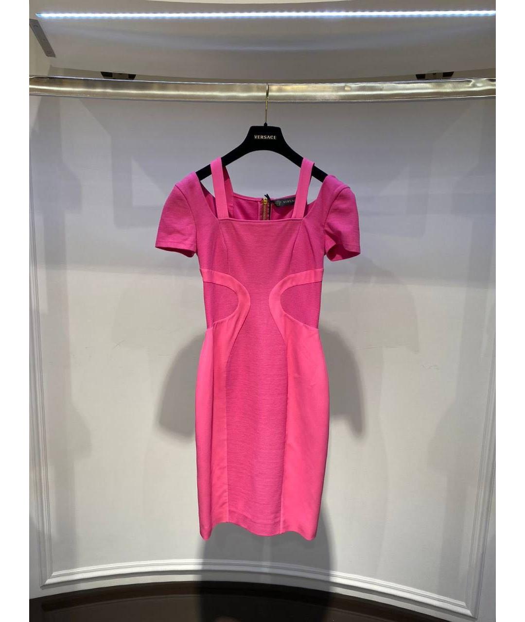 VERSACE Розовое повседневное платье, фото 3