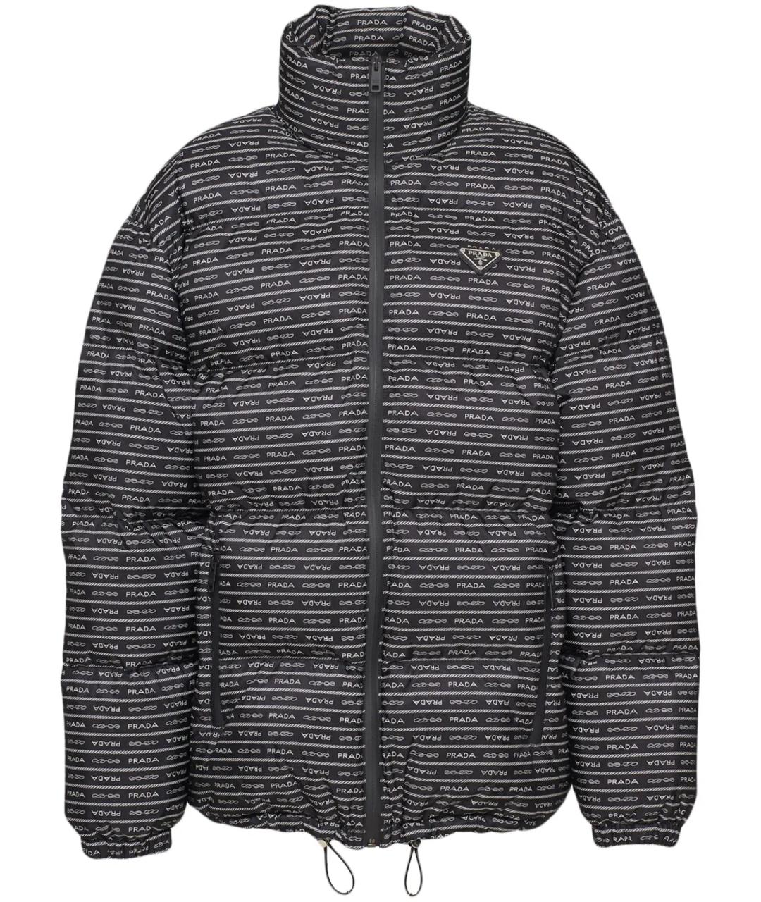 PRADA Черная полиамидовая куртка, фото 1