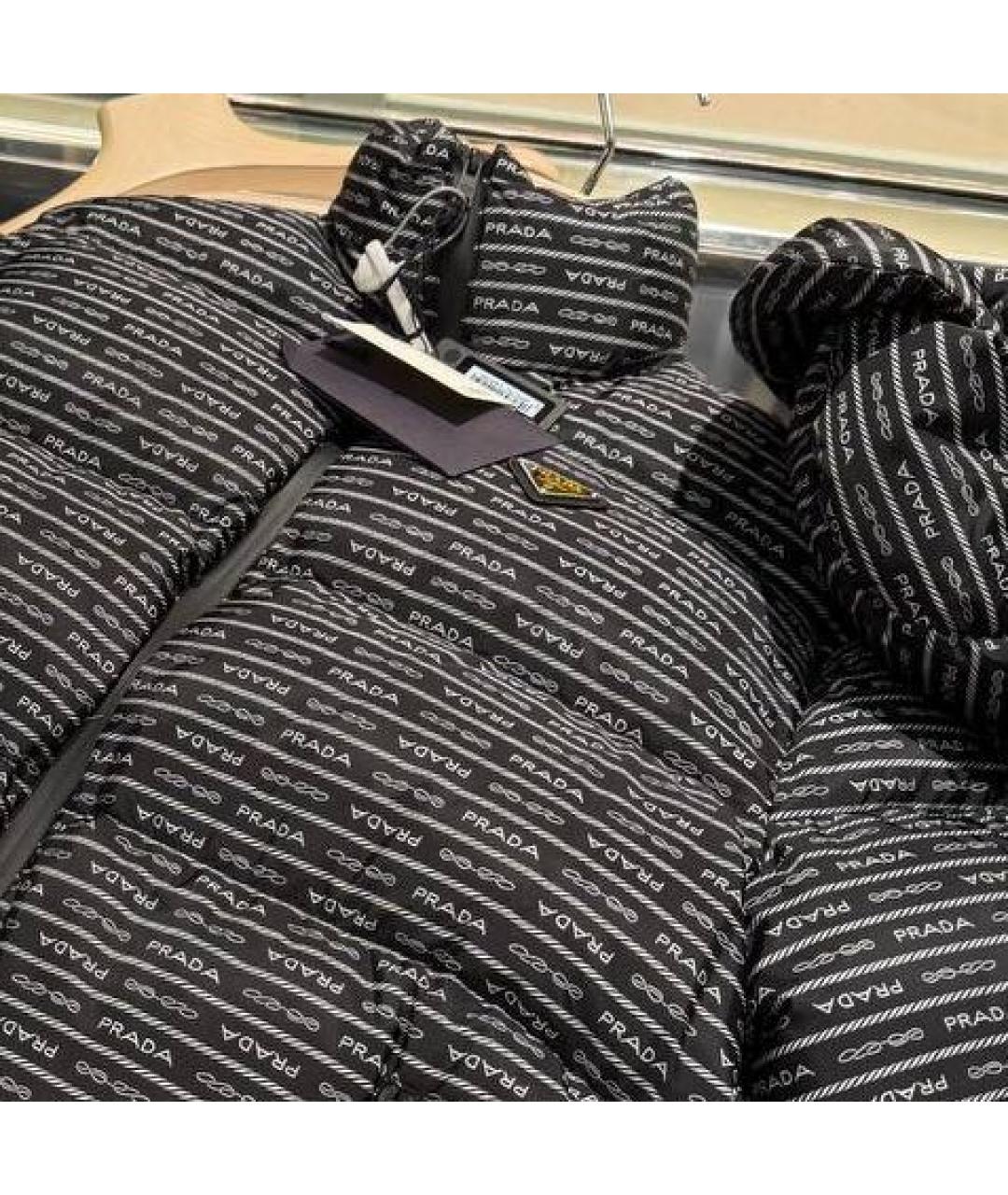 PRADA Черная полиамидовая куртка, фото 4