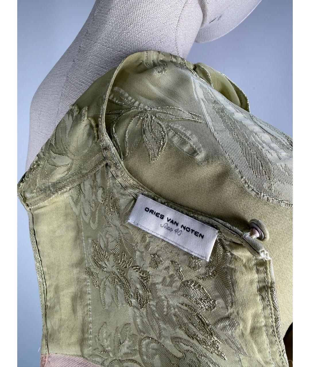 DRIES VAN NOTEN Мульти шелковая блузы, фото 6