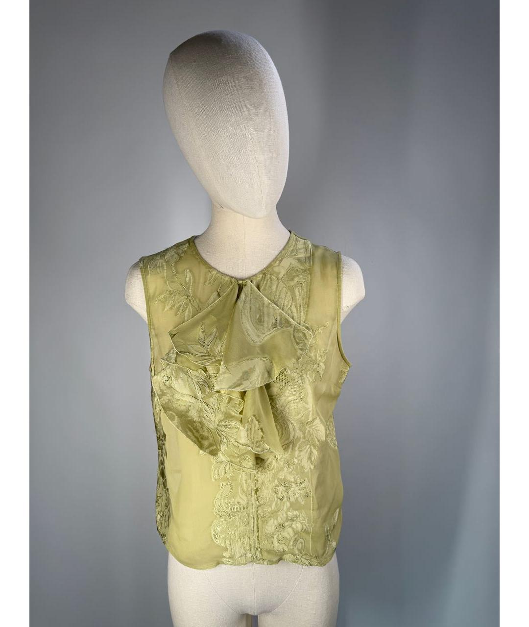 DRIES VAN NOTEN Мульти шелковая блузы, фото 8