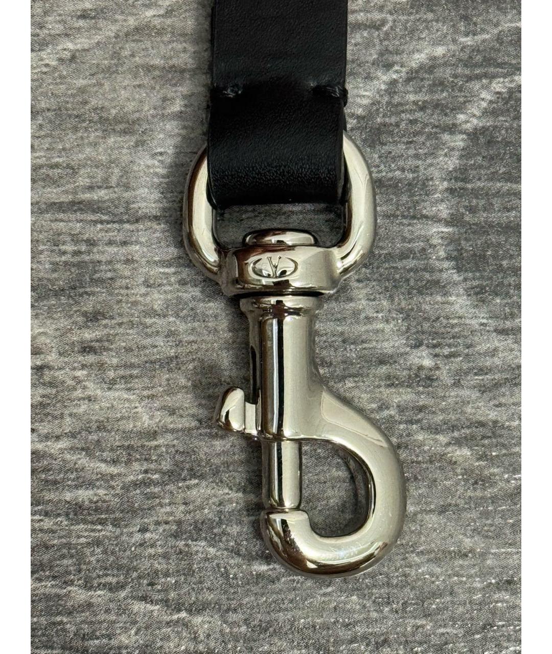 VALENTINO Черная кожаная папка для документов, фото 5