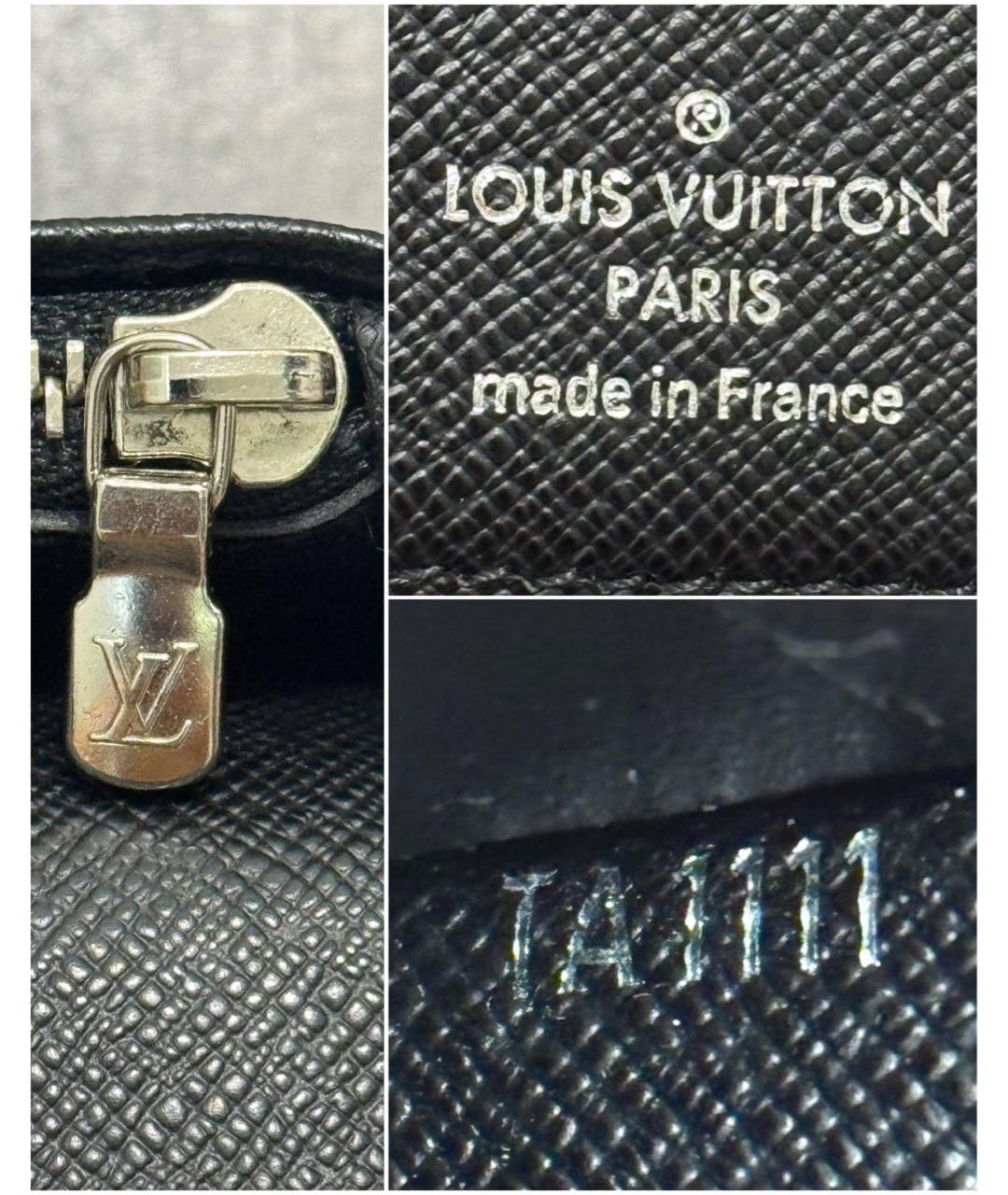 LOUIS VUITTON Черный кошелек, фото 6