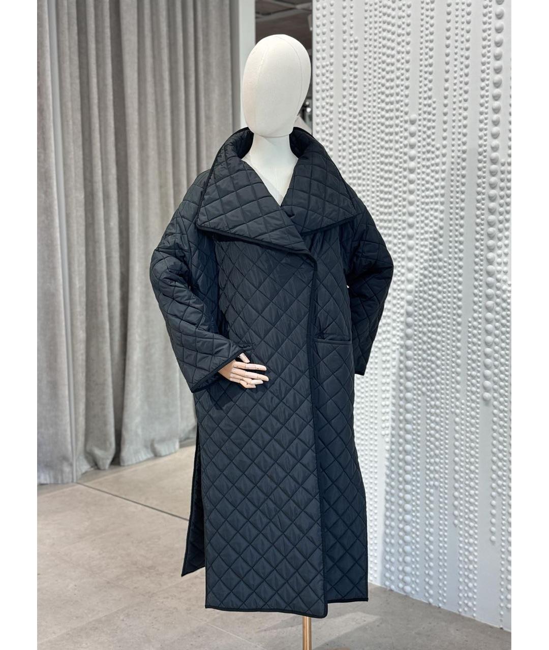 TOTEME Черное пальто, фото 3