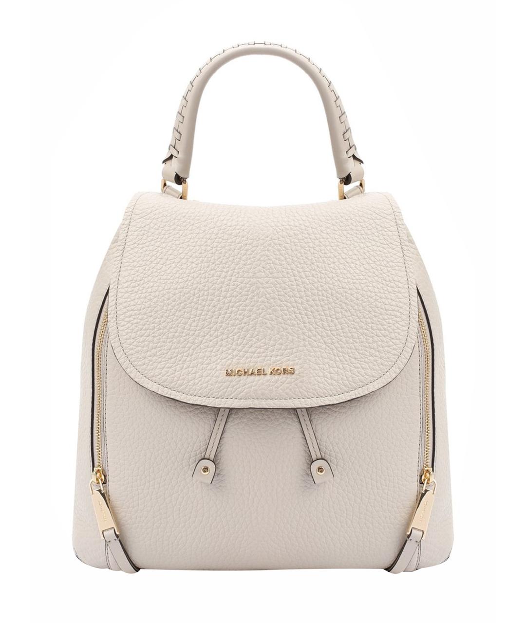 MICHAEL KORS Белый кожаный рюкзак, фото 1