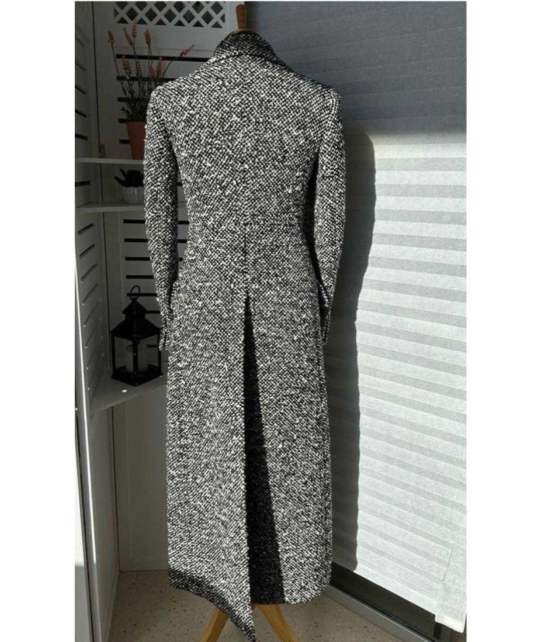 PRADA Серое шерстяное пальто, фото 2