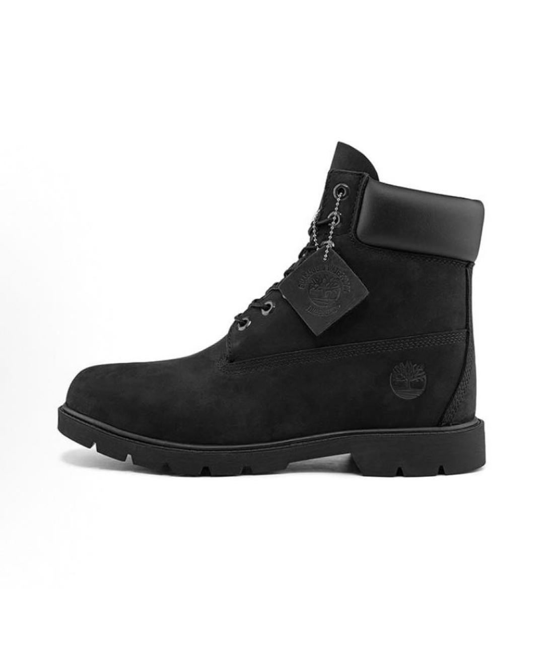 TIMBERLAND Черные нубуковые высокие ботинки, фото 4