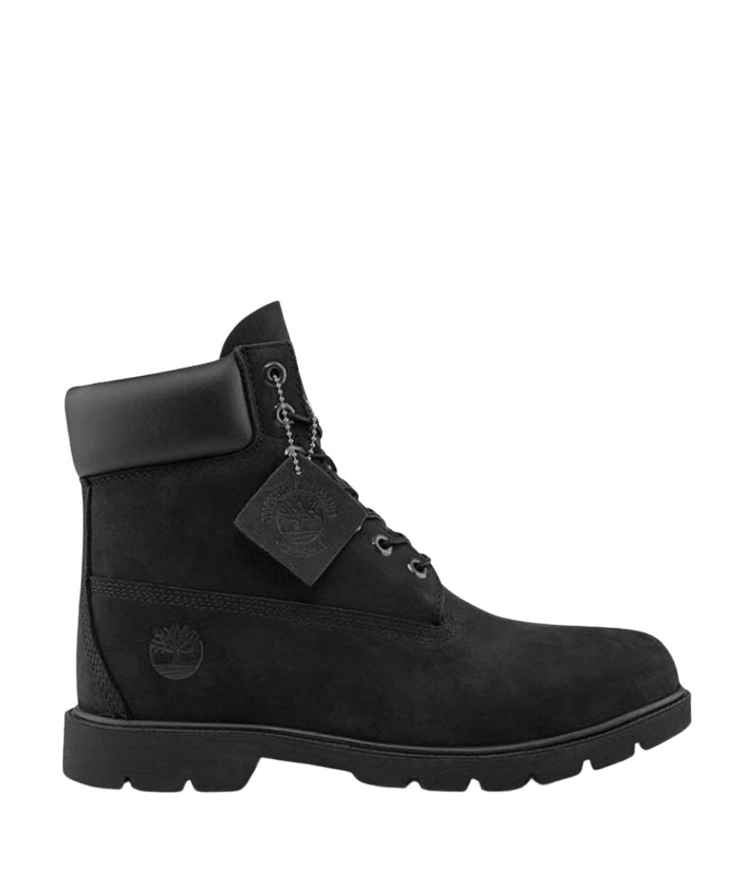 TIMBERLAND Черные нубуковые высокие ботинки, фото 1