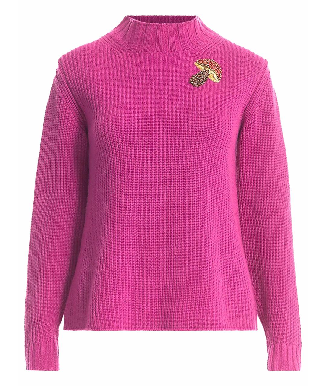 WEEKEND MAX MARA Фиолетовый шерстяной джемпер / свитер, фото 1