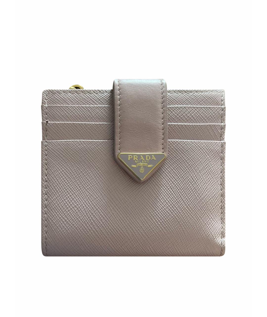 PRADA Фиолетовый кожаный кошелек, фото 1