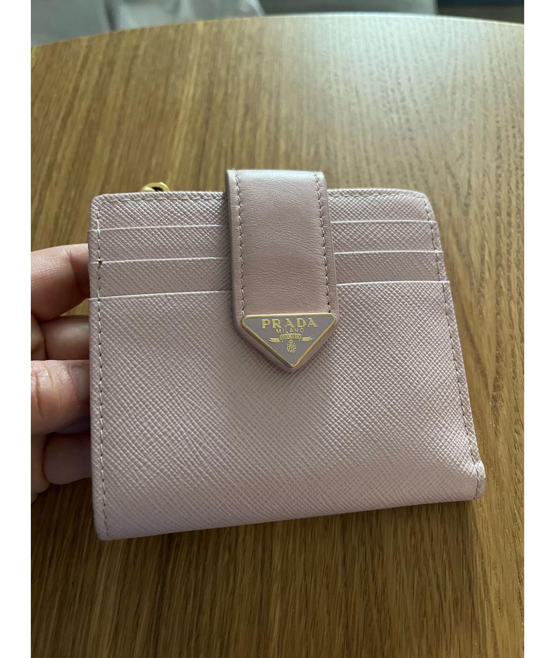 PRADA Фиолетовый кожаный кошелек, фото 5