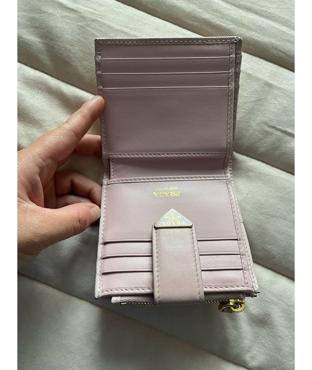 PRADA Фиолетовый кожаный кошелек, фото 2