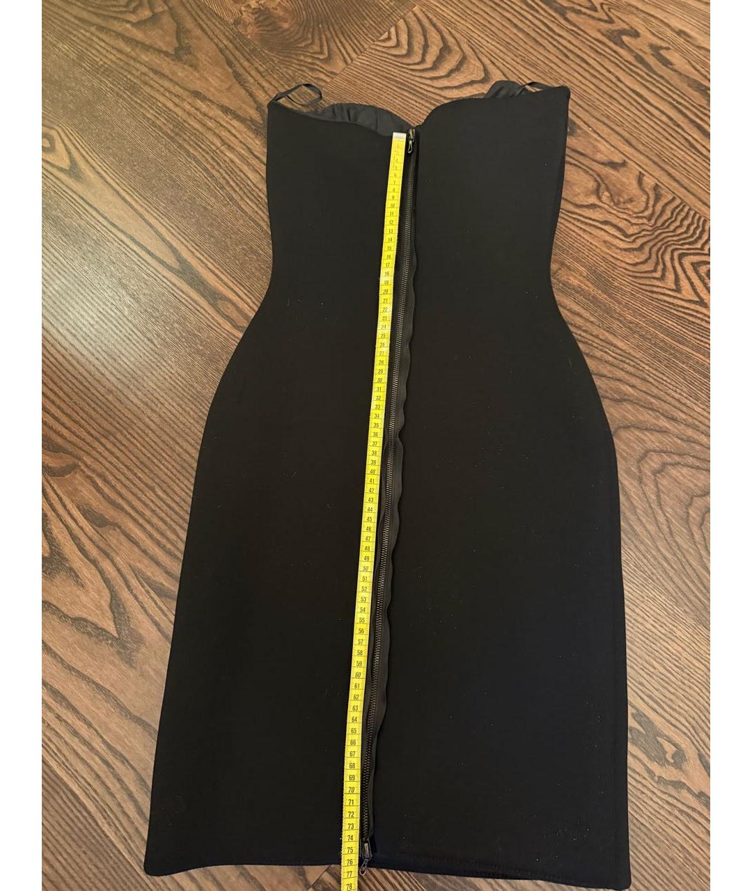 LANVIN Черное коктейльное платье, фото 7