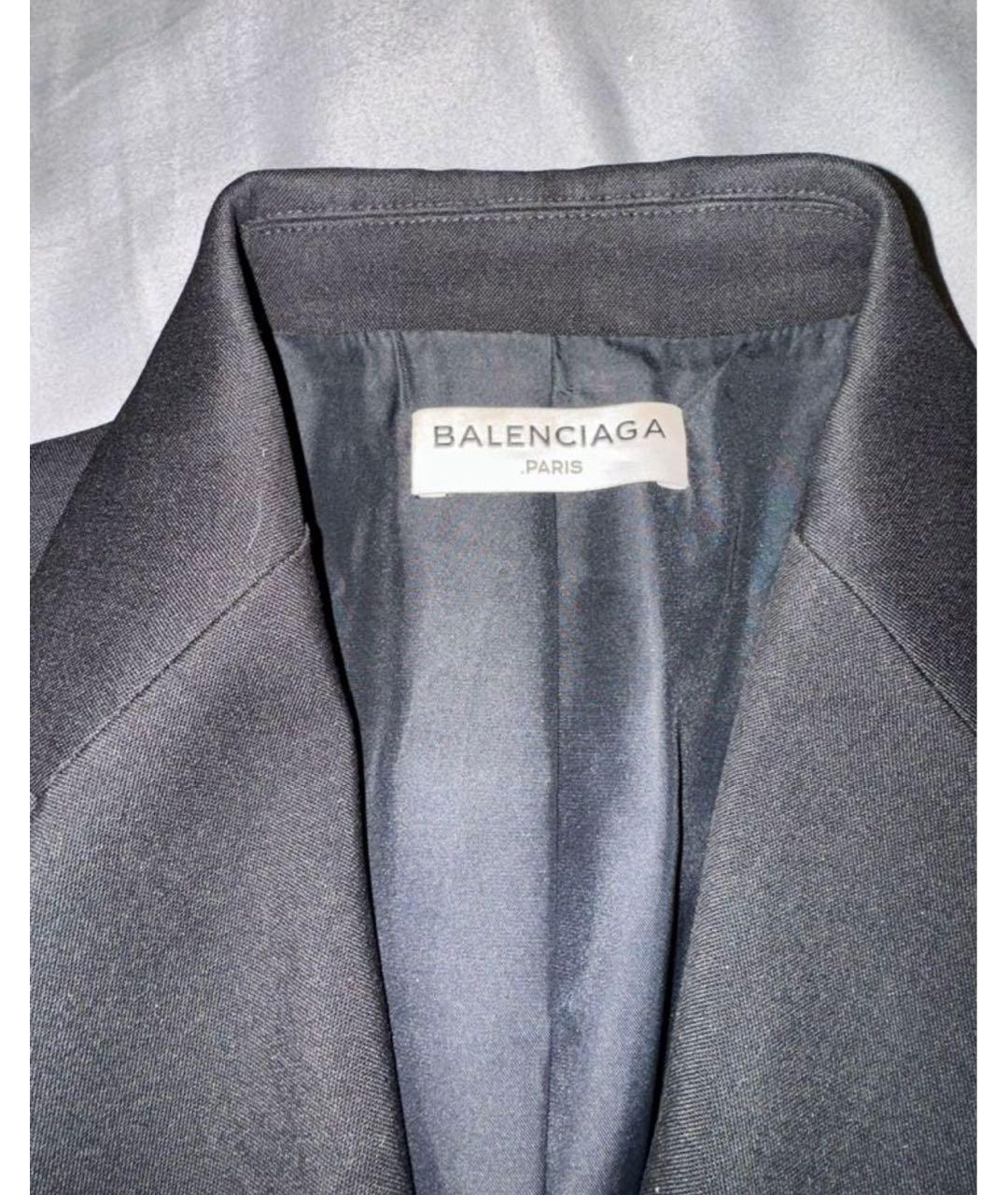 BALENCIAGA Черный жакет/пиджак, фото 3