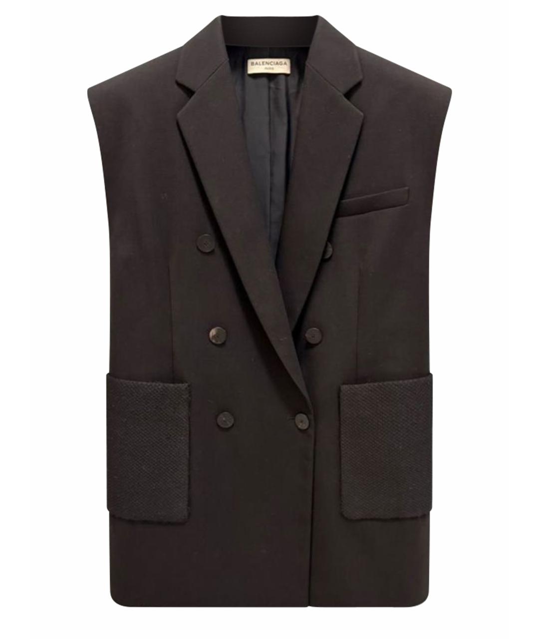 BALENCIAGA Черный жакет/пиджак, фото 1