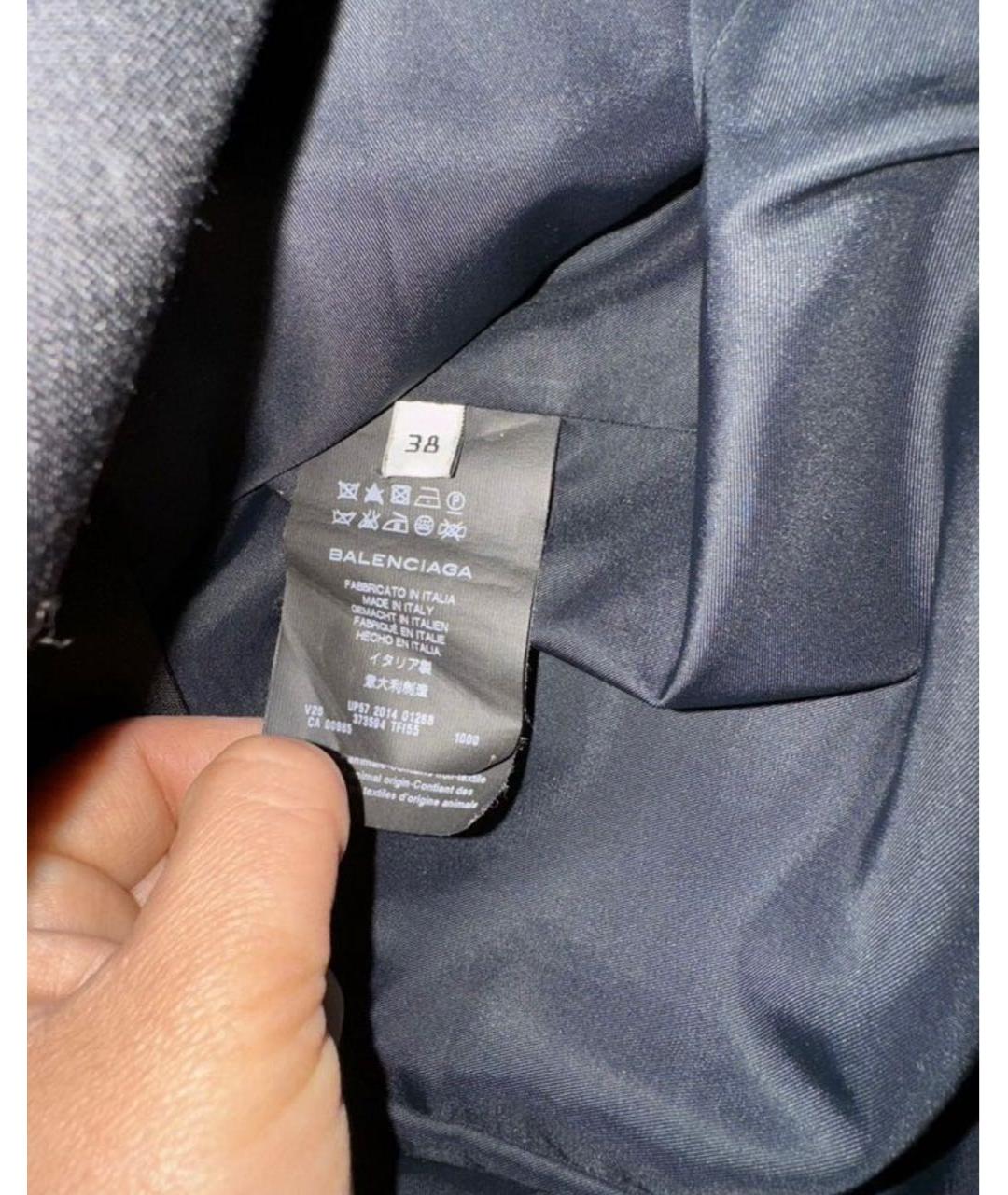 BALENCIAGA Черный жакет/пиджак, фото 4