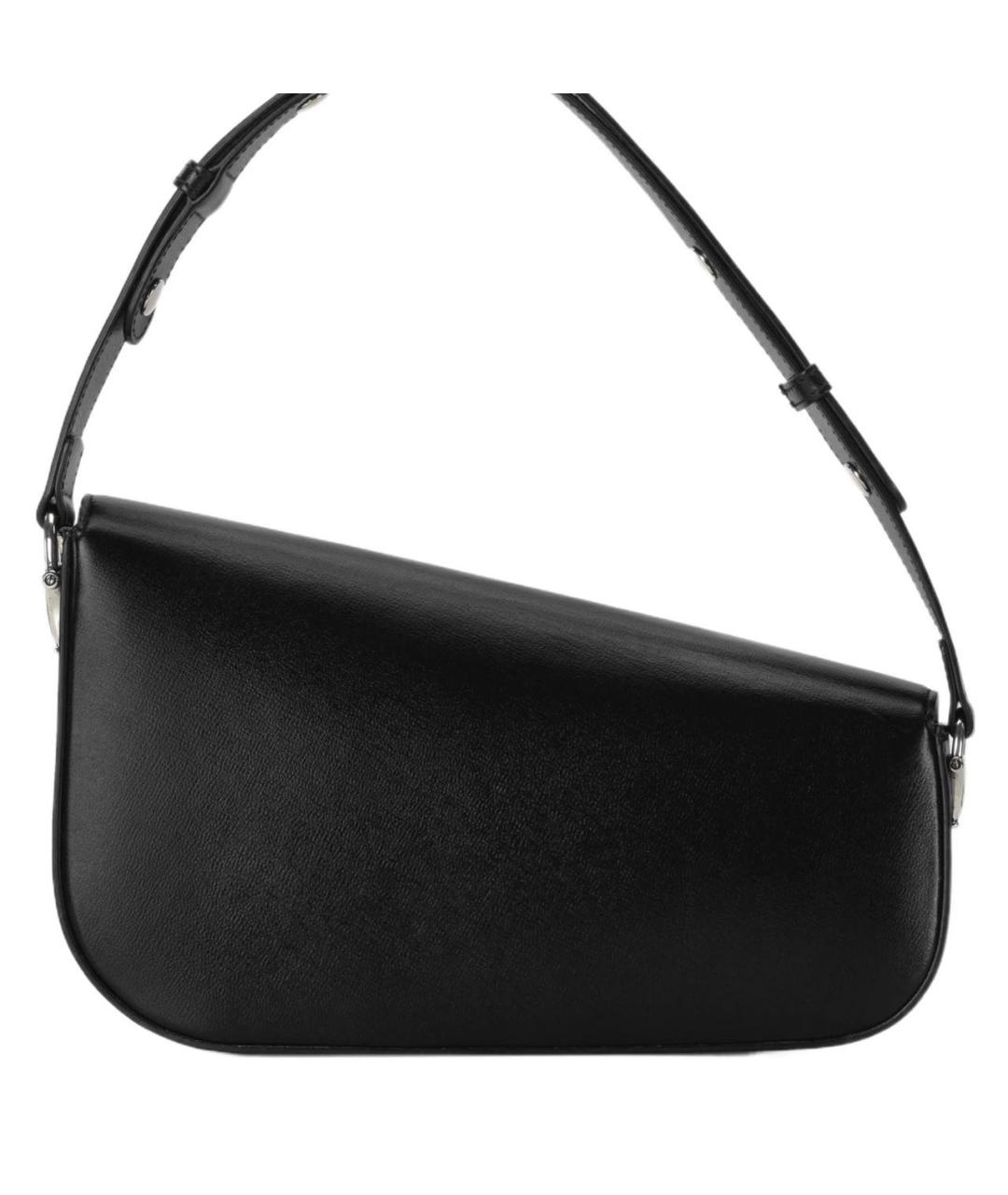 GUCCI Черная кожаная сумка с короткими ручками, фото 3