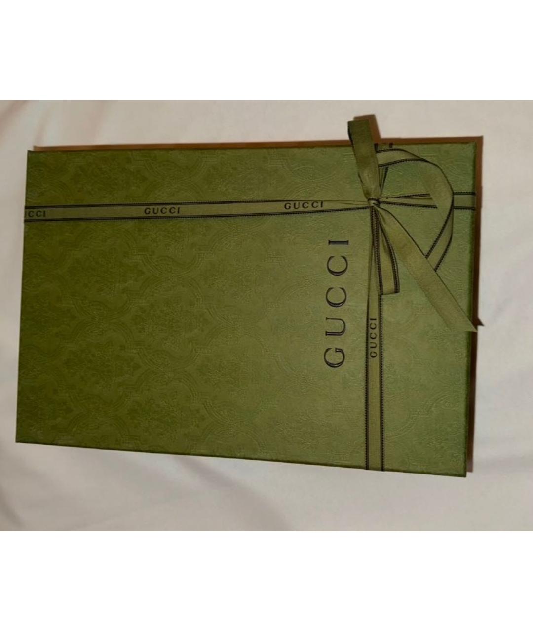 GUCCI Черная кожаная сумка с короткими ручками, фото 5