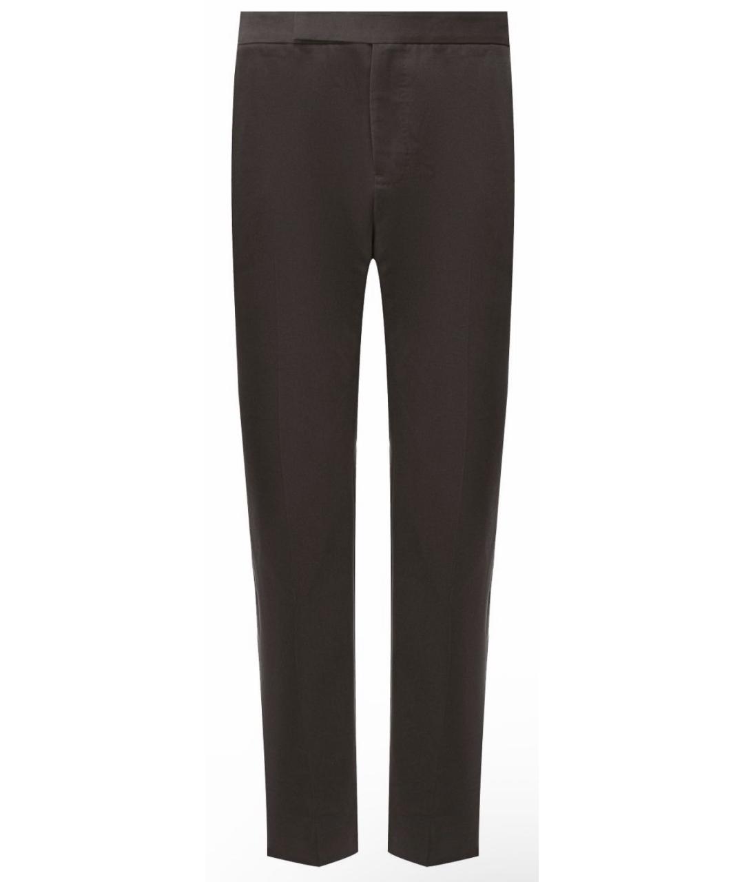 BERLUTI Хаки хлопковые повседневные брюки, фото 9