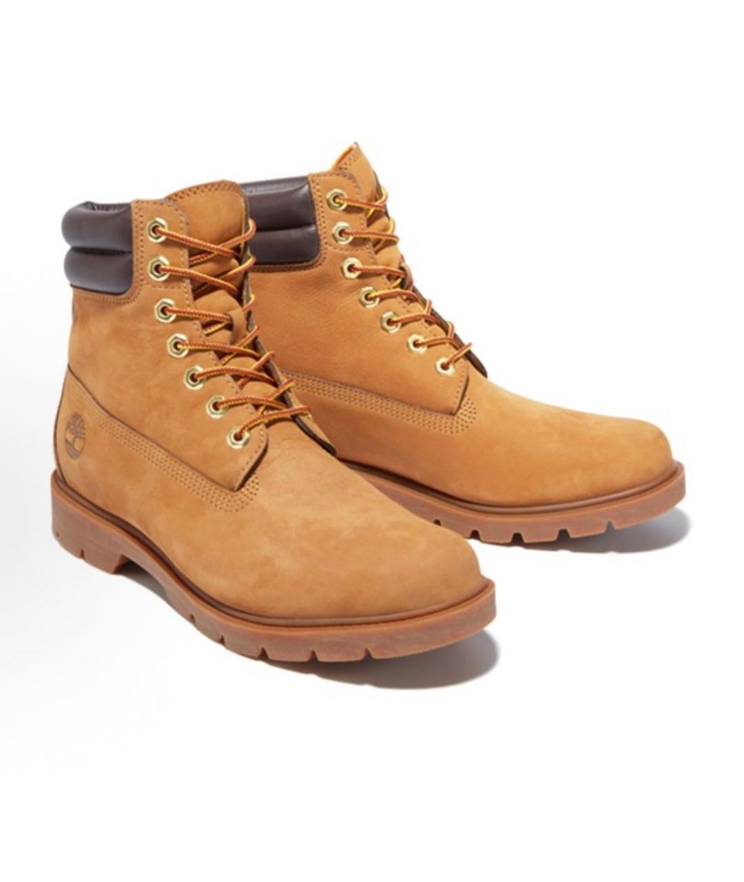 TIMBERLAND Горчичные нубуковые высокие ботинки, фото 2