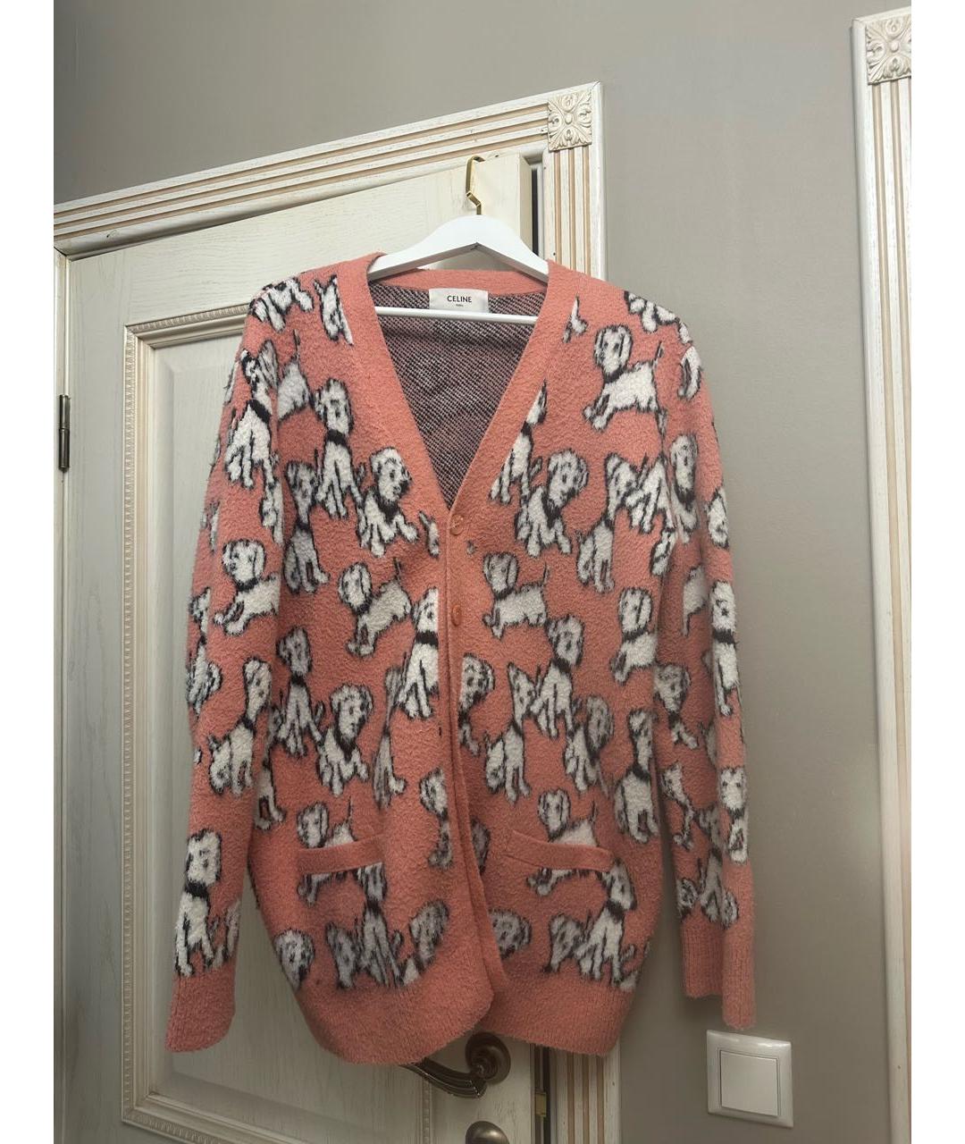 CELINE Розовый кардиган, фото 3