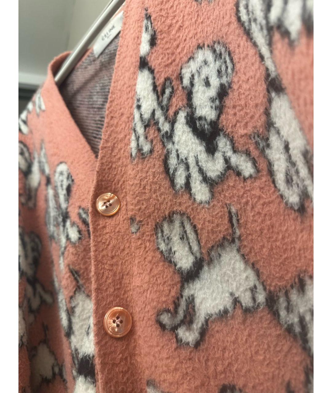 CELINE Розовый кардиган, фото 2
