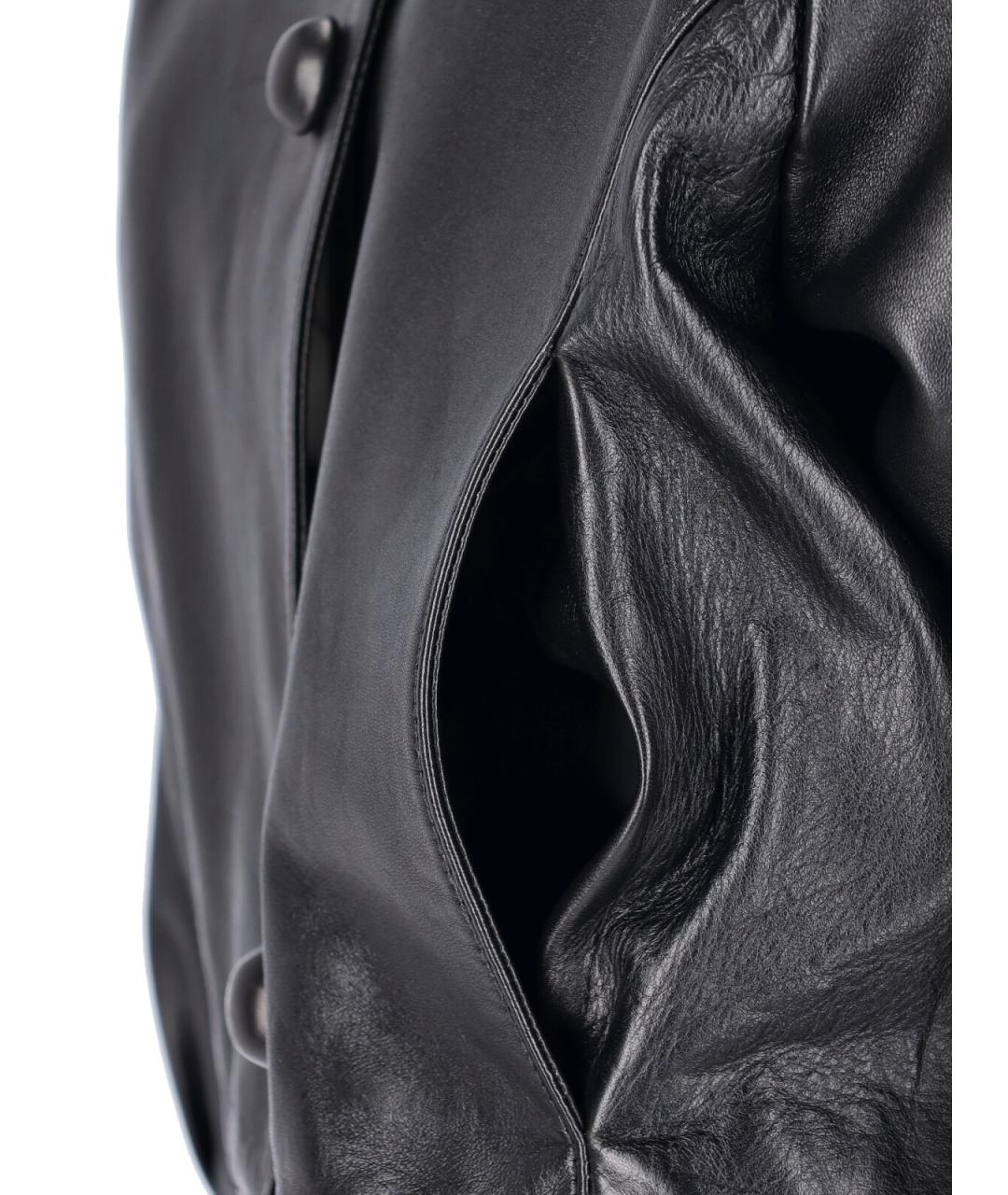 CHLOE Черная кожаная куртка, фото 4