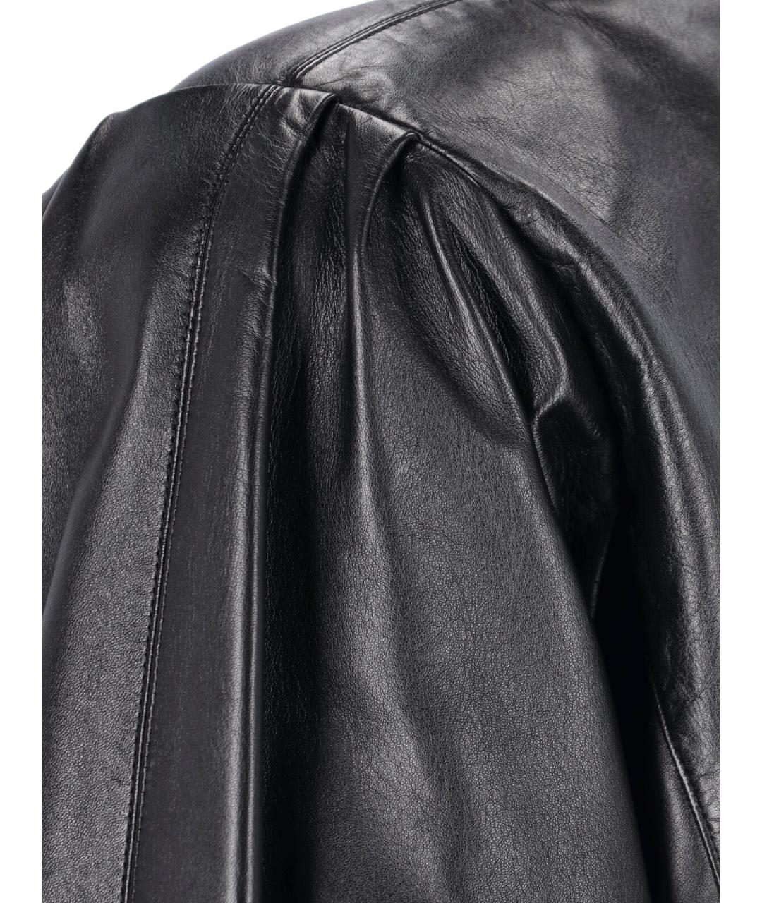 CHLOE Черная кожаная куртка, фото 3
