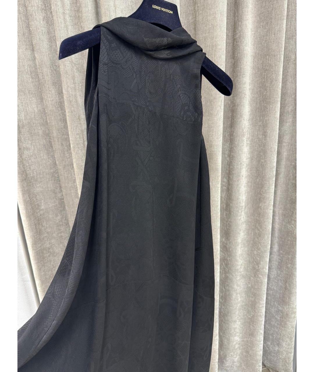 HERMES Черное повседневное платье, фото 2