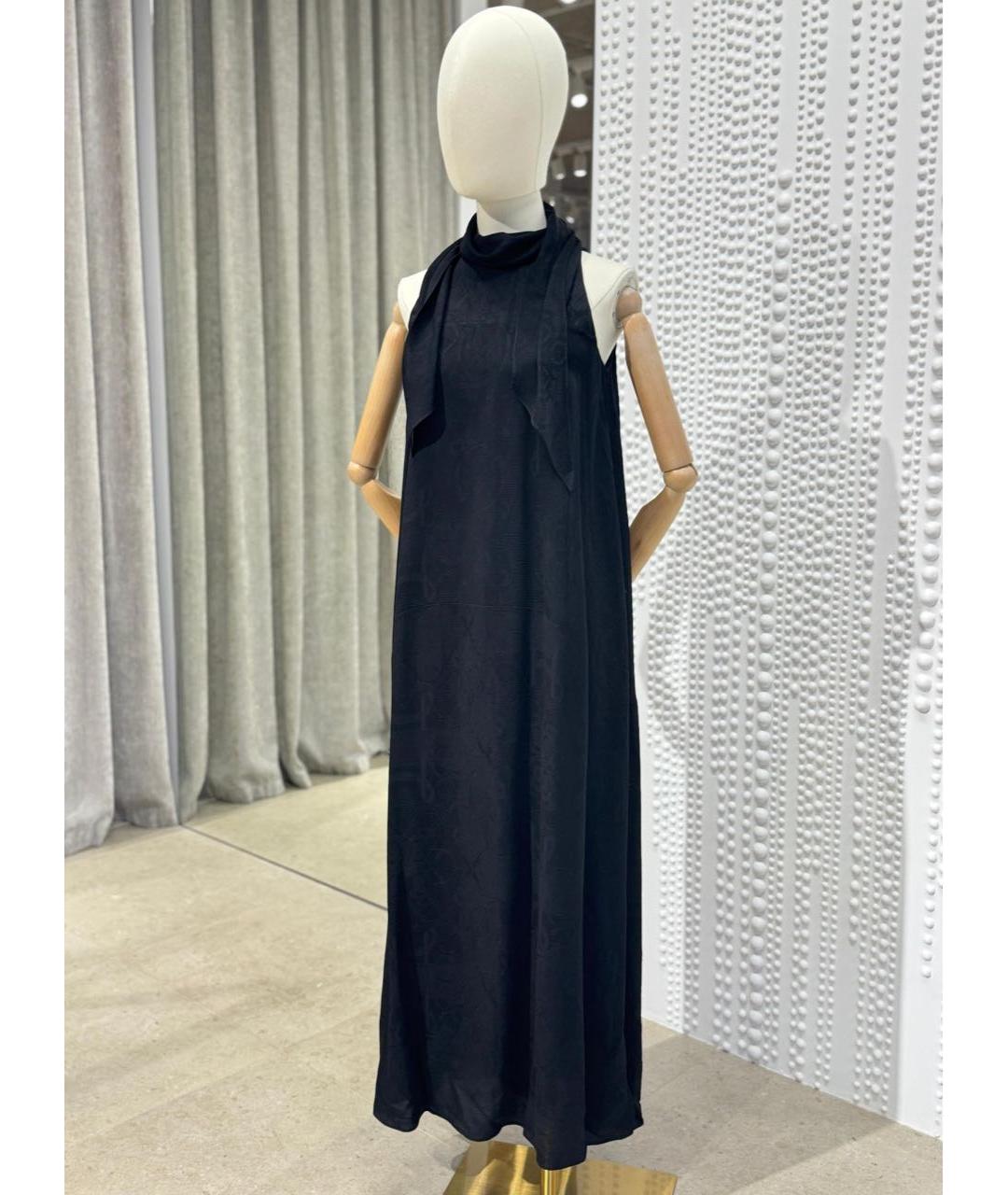 HERMES Черное повседневное платье, фото 3