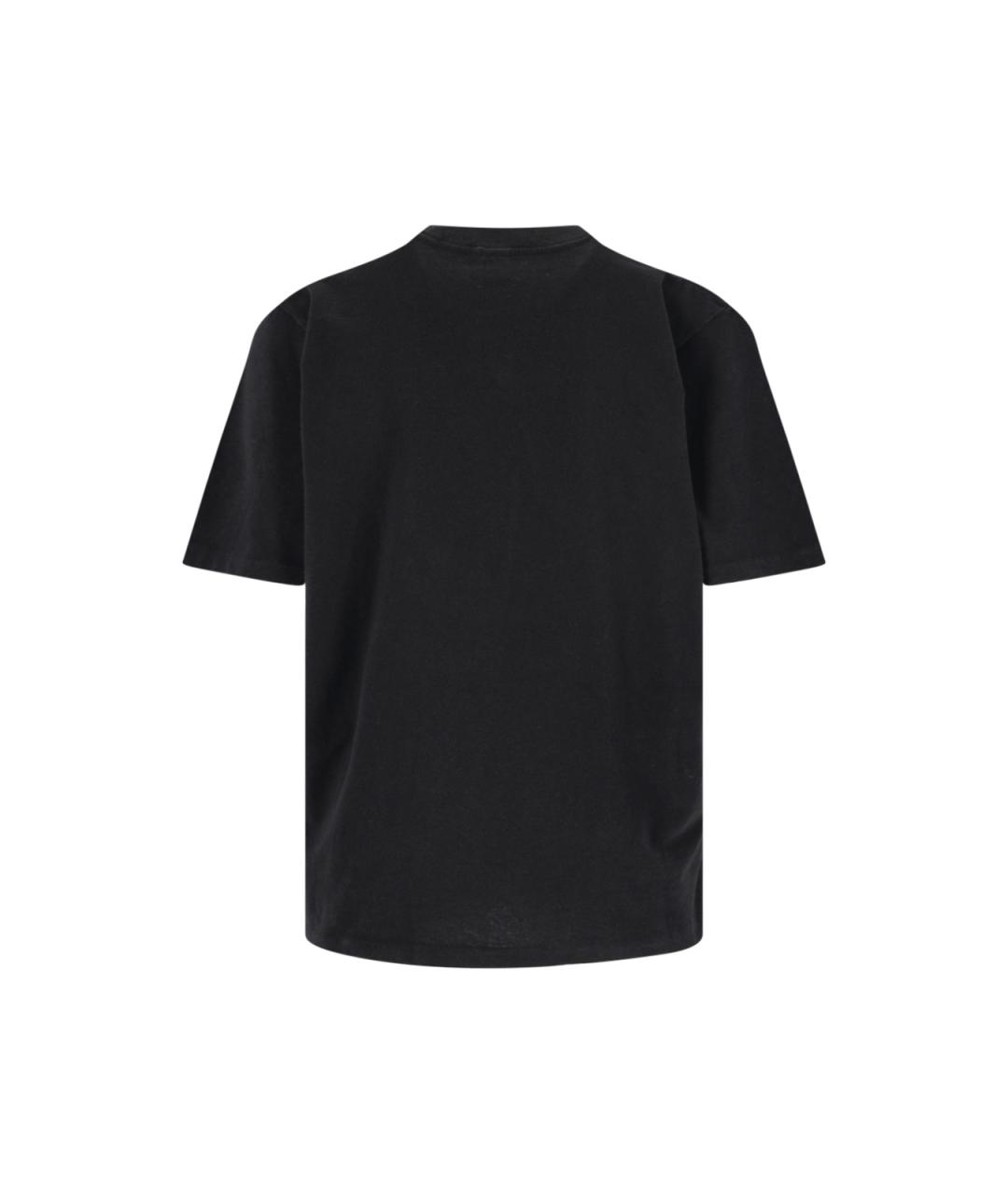 CHLOE Черная хлопковая футболка, фото 2