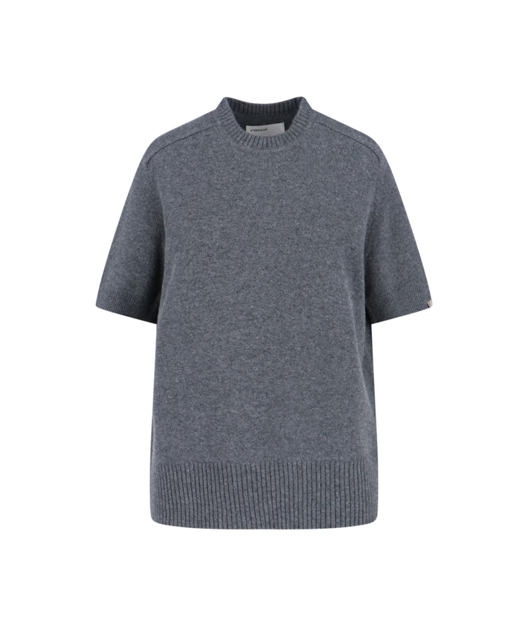 EXTREME CASHMERE Серый кашемировый джемпер / свитер, фото 1