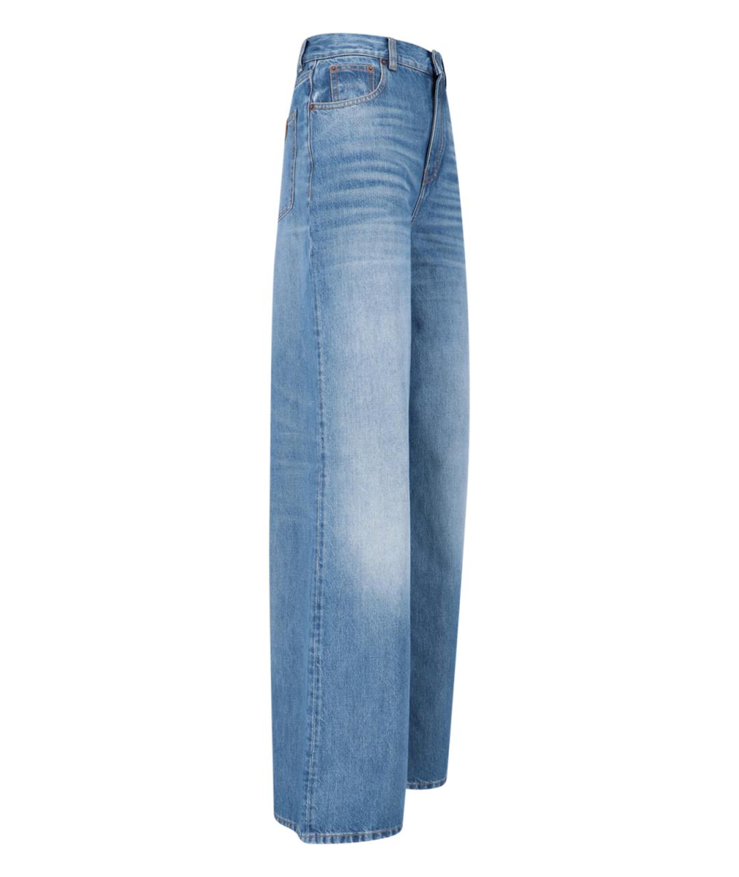 CHLOE Синие хлопковые прямые джинсы, фото 3