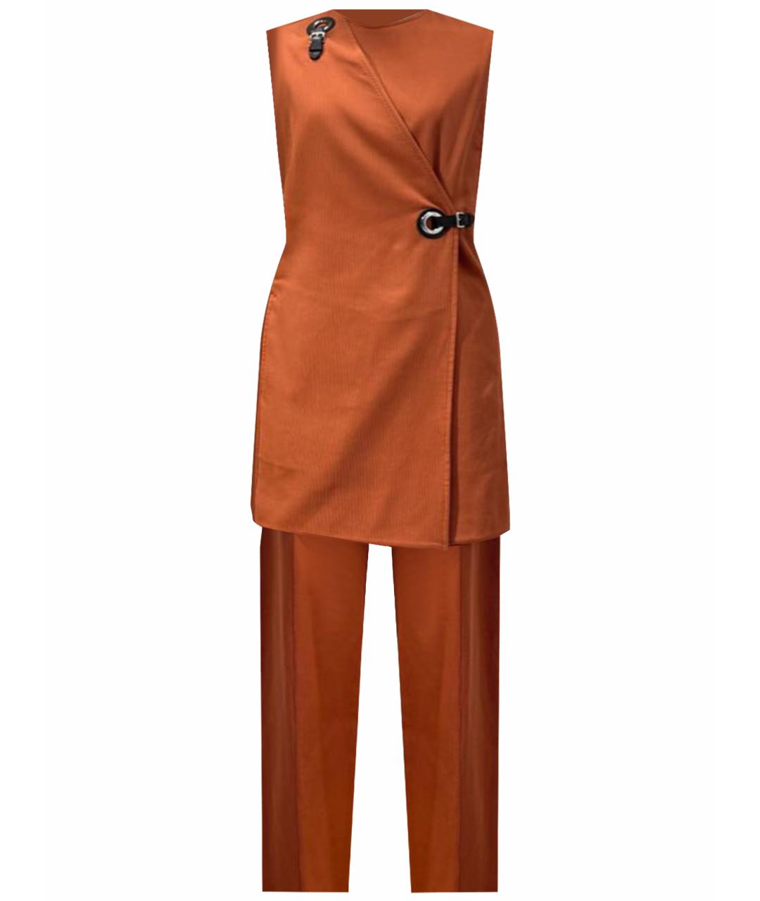 HERMES Оранжевый костюм с брюками, фото 1