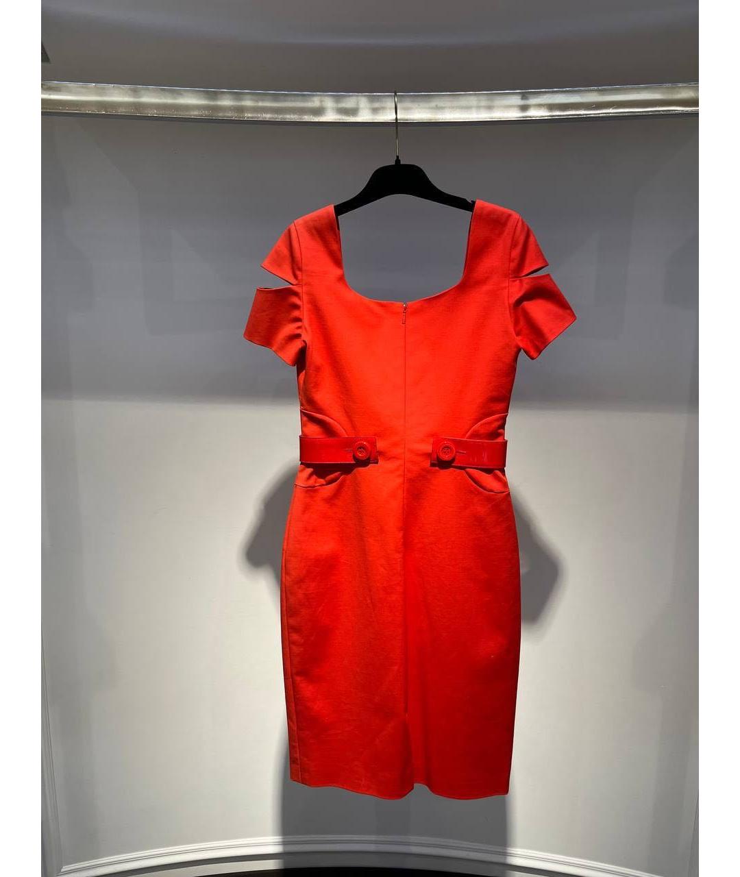 VERSACE Красное повседневное платье, фото 2