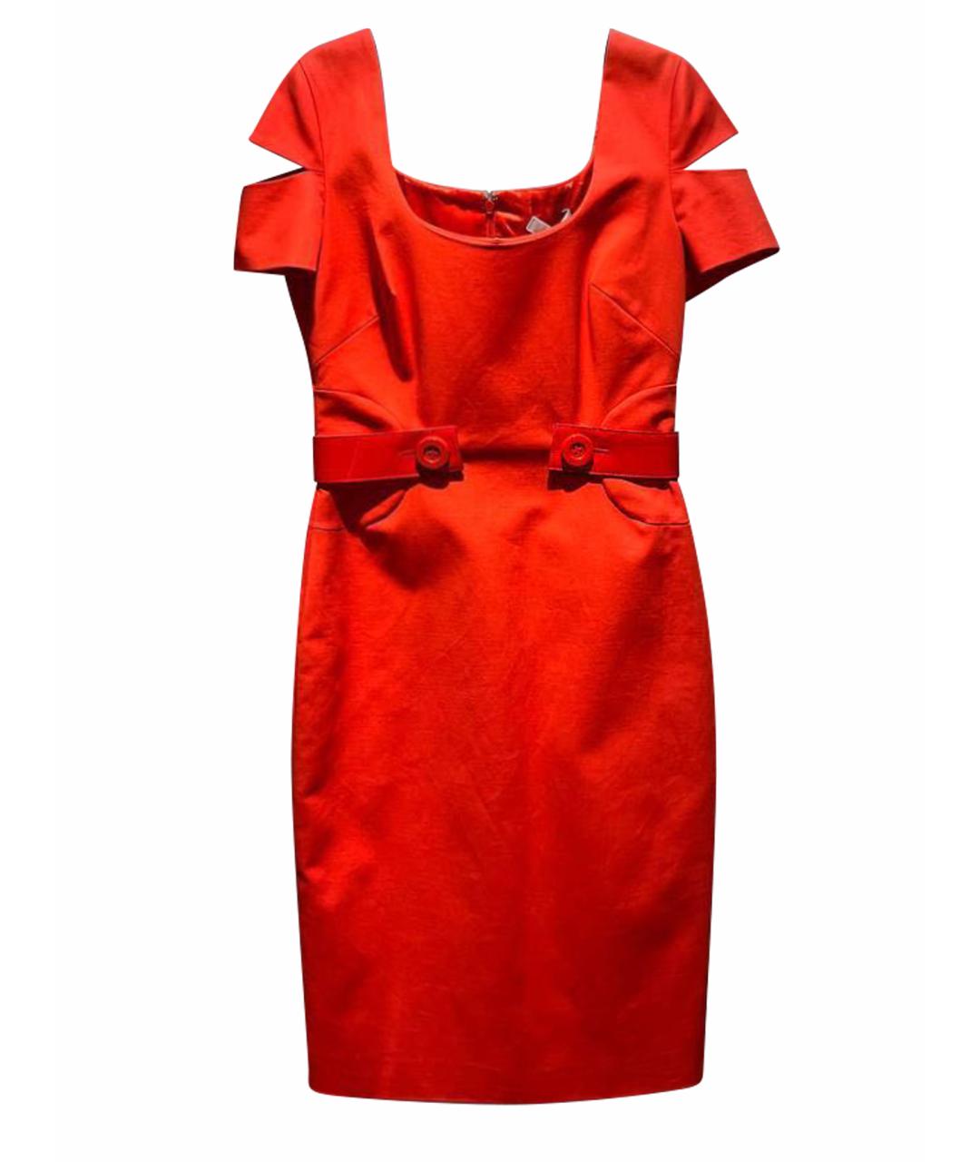 VERSACE Красное повседневное платье, фото 1