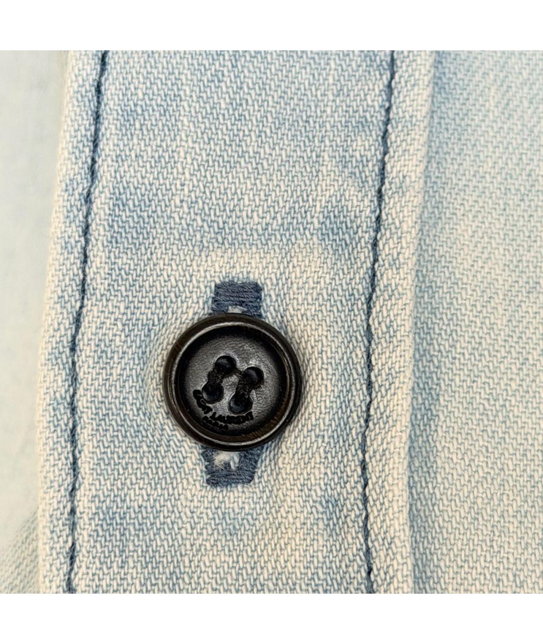 SAINT LAURENT Горчичная рубашка, фото 3