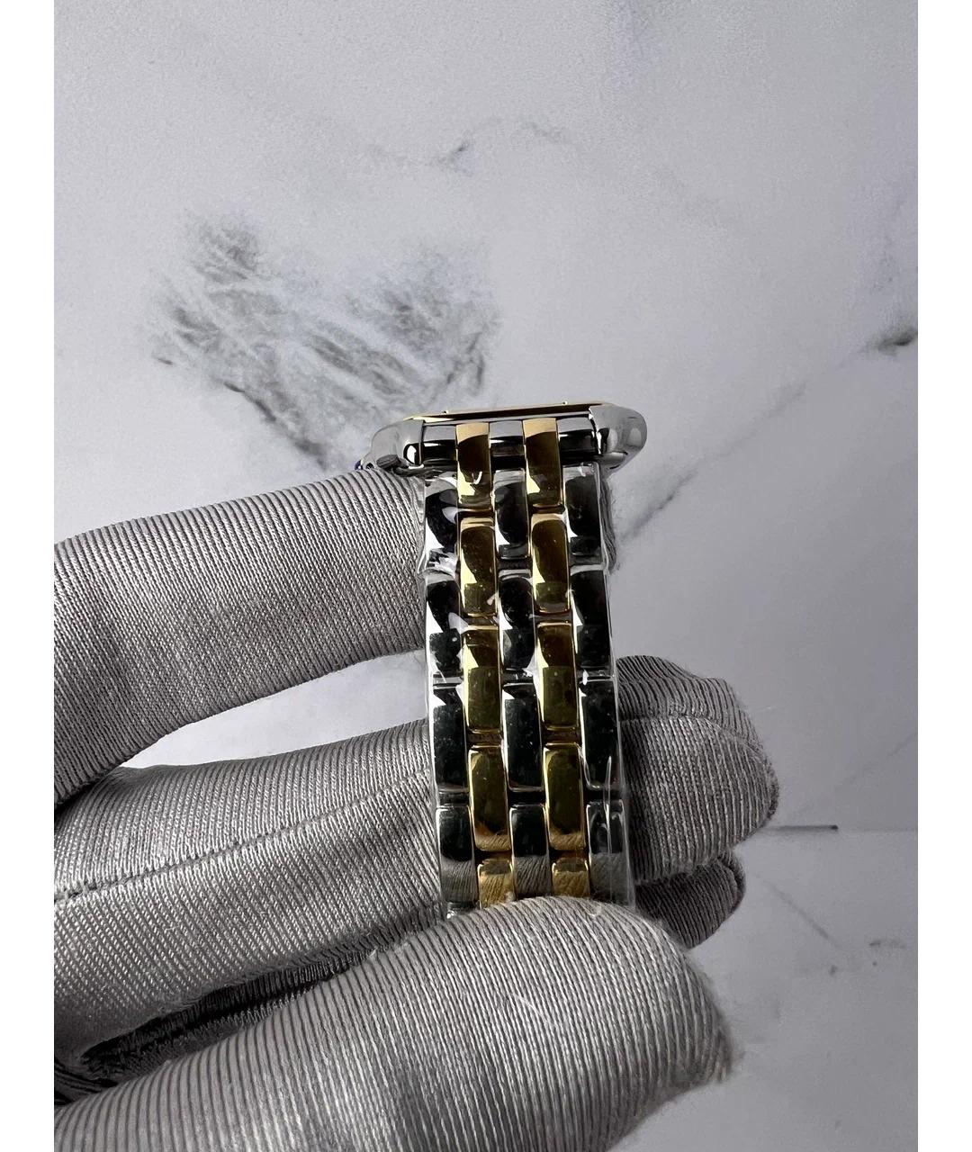 CARTIER Белые часы из желтого золота, фото 7