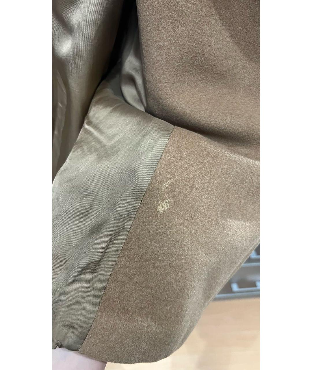 MAX MARA STUDIO Горчичное шерстяное пальто, фото 5