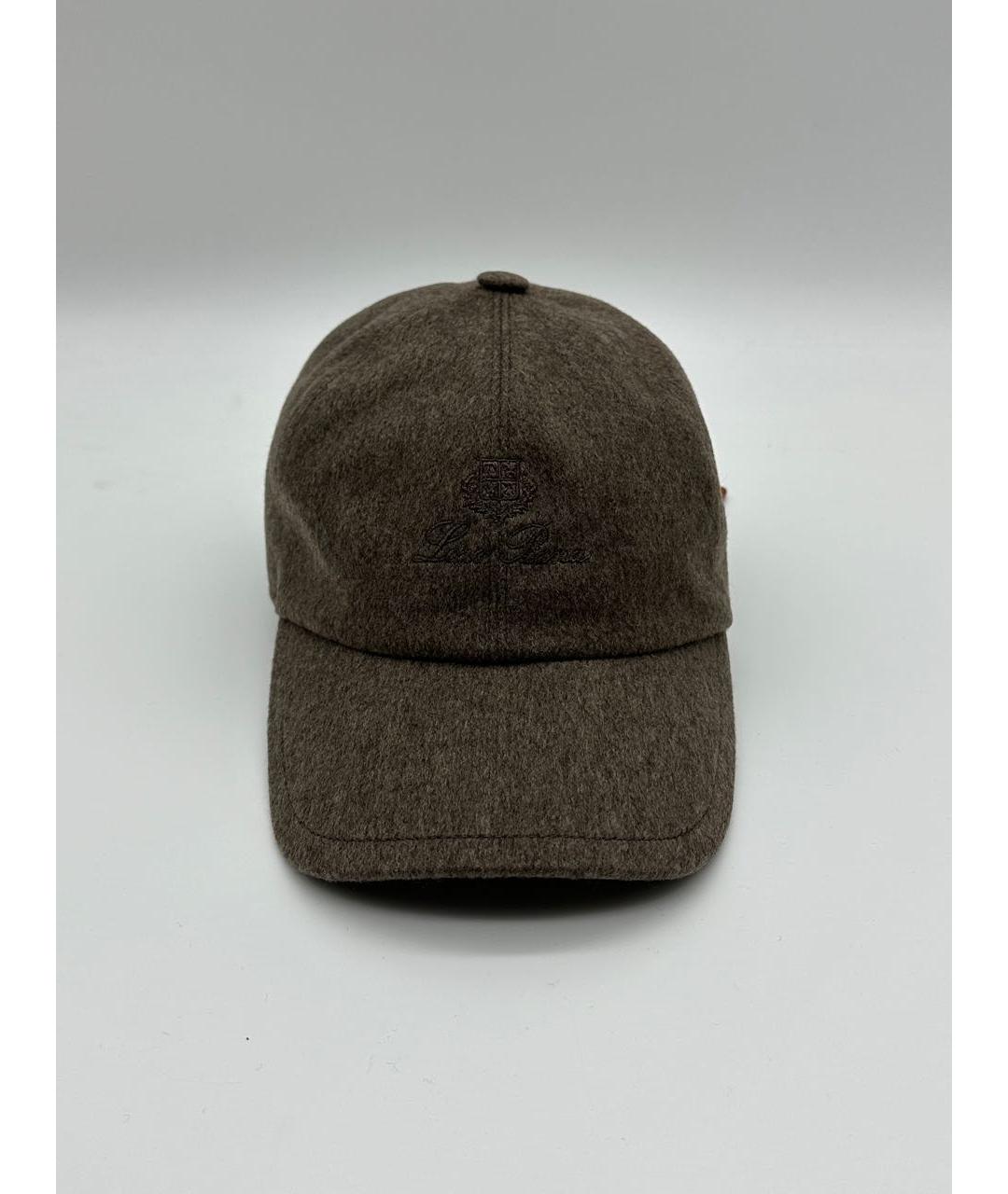 LORO PIANA Коричневая кашемировая кепка/бейсболка, фото 5