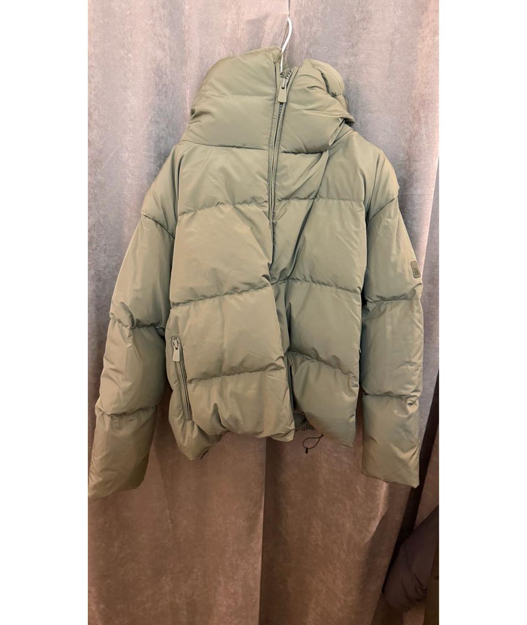 BACON Зеленый полиамидовый пуховик, фото 7