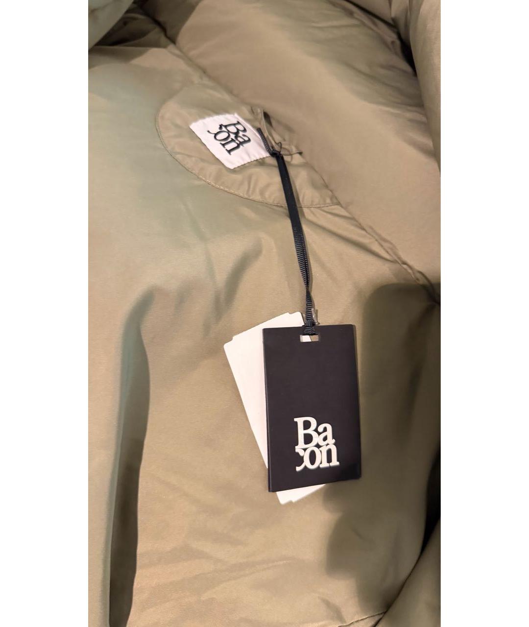 BACON Зеленый полиамидовый пуховик, фото 6