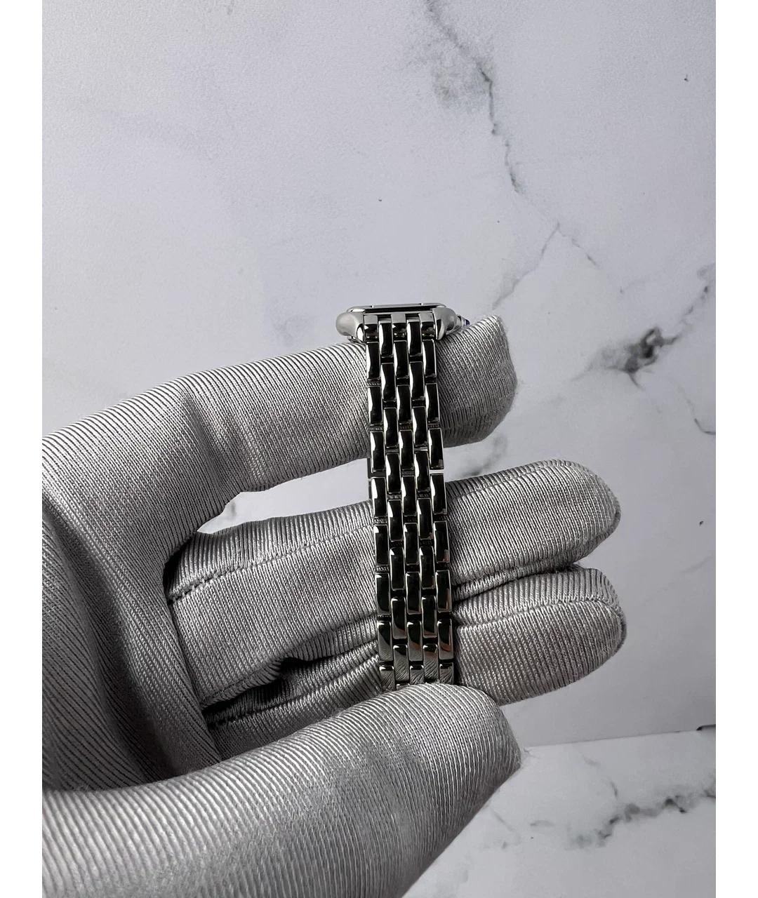 CARTIER Белые металлические часы, фото 5